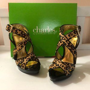 Charles David Leopard Heels